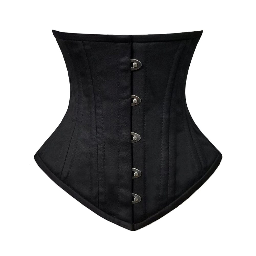 5814 Heavy Duty 26 Double Steel Boned Waist Training Cotton Underbust Tight